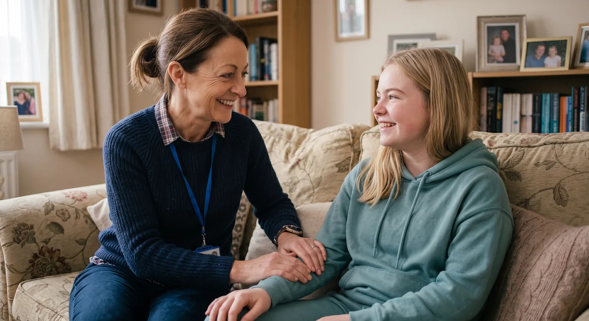 Support Worker and Participant